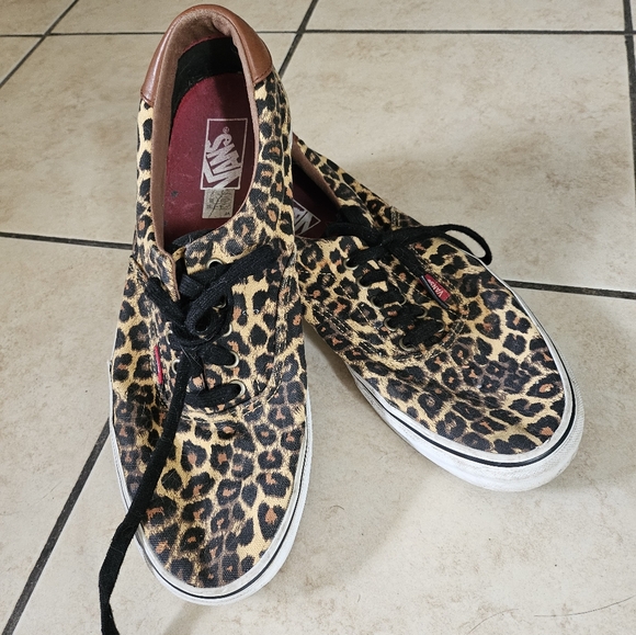 Vans Leopard Print Sneakers - Picture 1 of 4